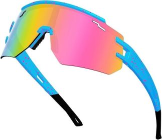 Polarized UV400 Cycling Baseball Sunglasses - Windproof Anti-Fog for Outdoor Sports, Lightweight Frame Men Women Youth