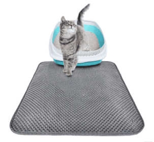 Cat Litter Pad Honeycomb Cat Pad Waterproof Urine Proof Pad Pet Supplies (Option: Gray-L)